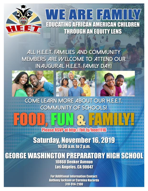 Join us for HEET Family Day this Saturday, November 16 at 10:30am! Featured Photo
