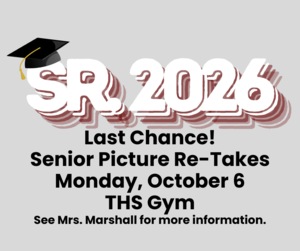 senior picture retakes October 6