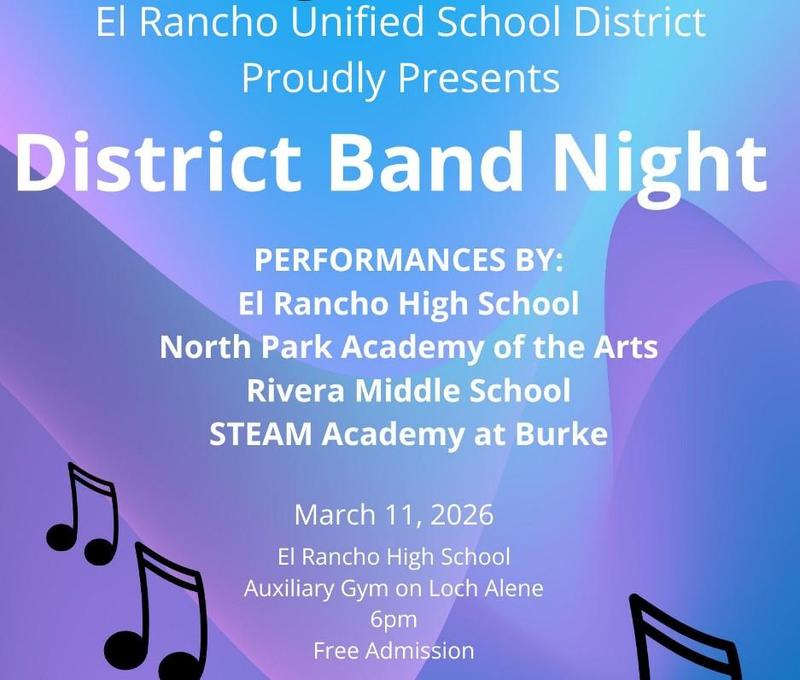 District Band Night Flyer