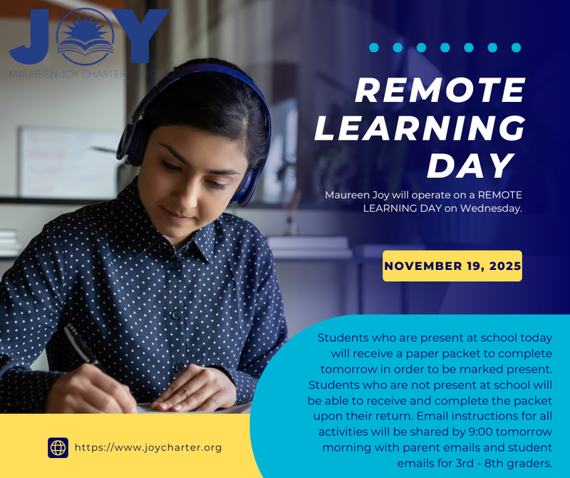 Remote learning day banner