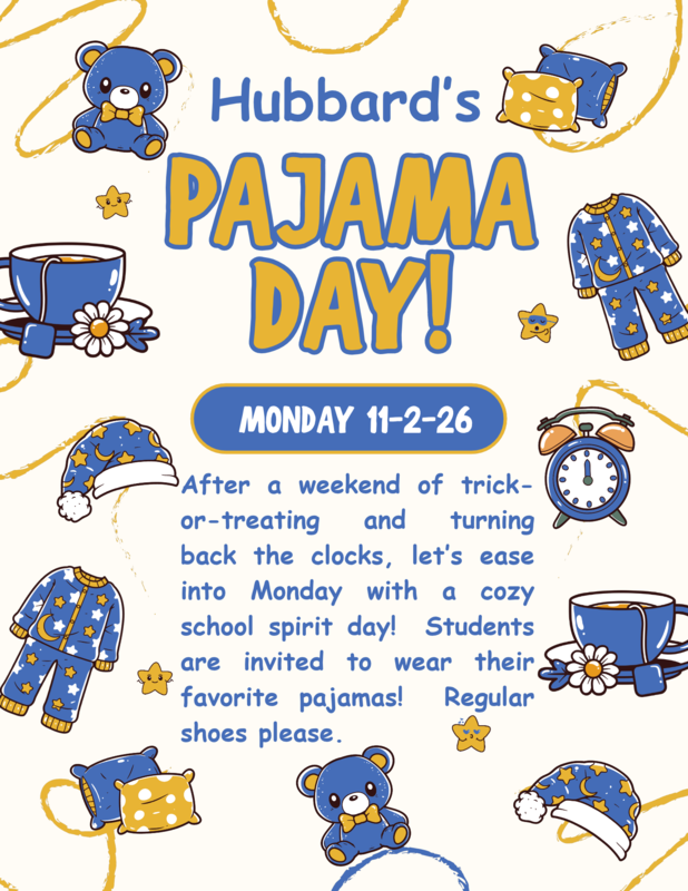 Pajama Day November 2nd
