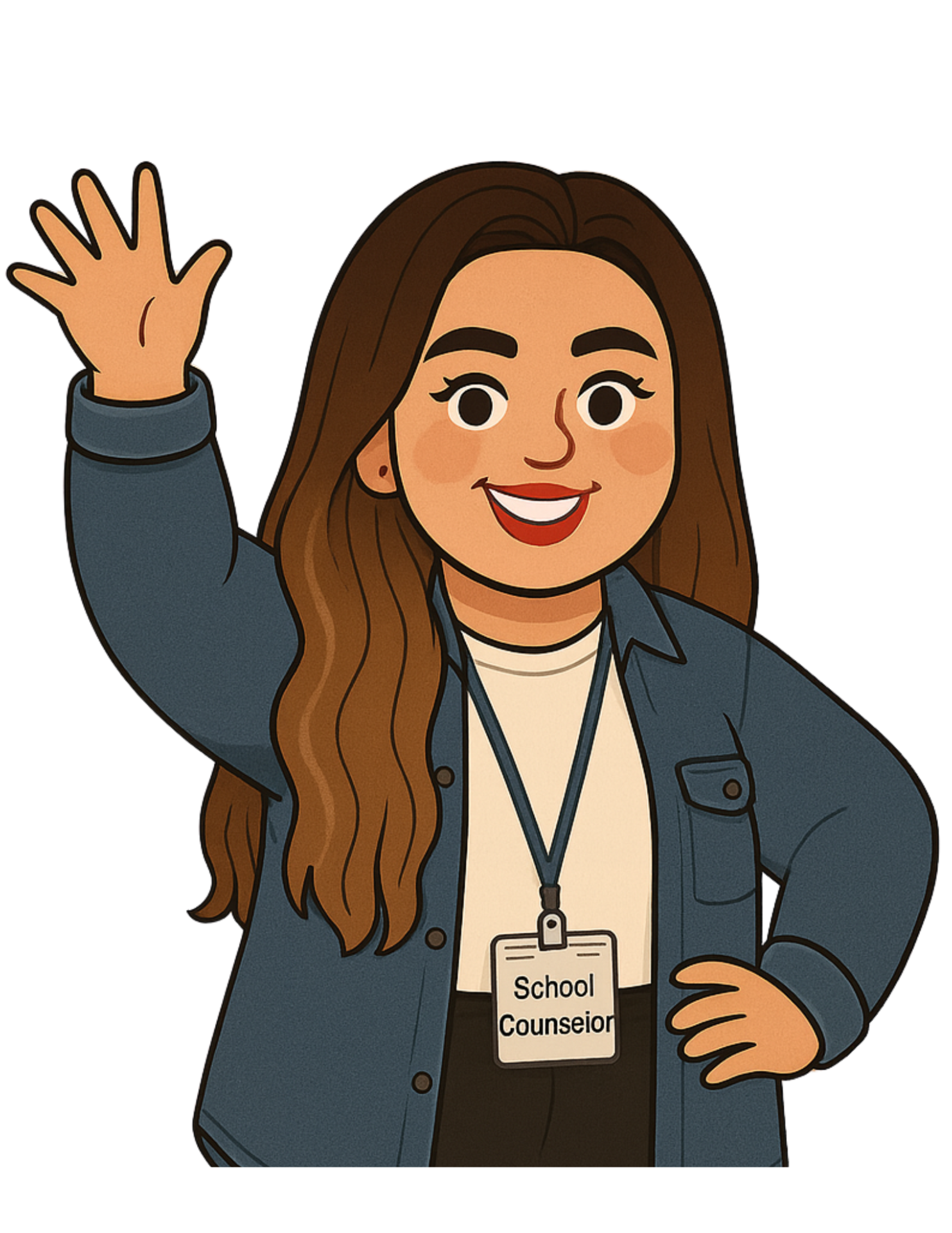 Cartoon image of School Counselor