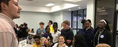 Celebration for raising $1000 at our Book Fair