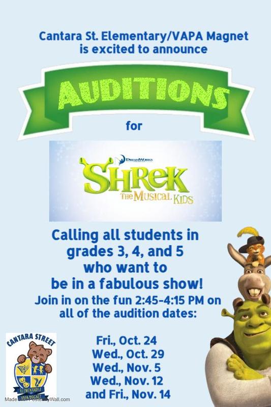 Audition flyer