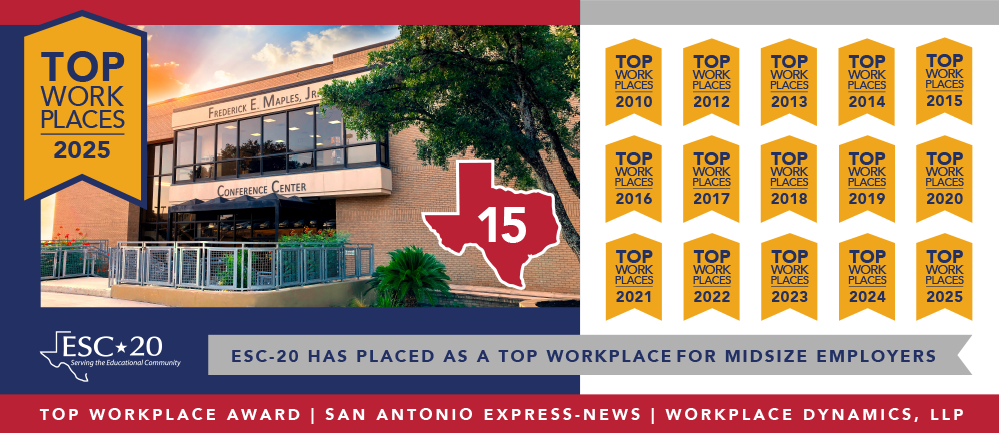ESC-20 Top Workplace Awards