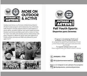 Fall Youth Sports Booklet - City of Pomona