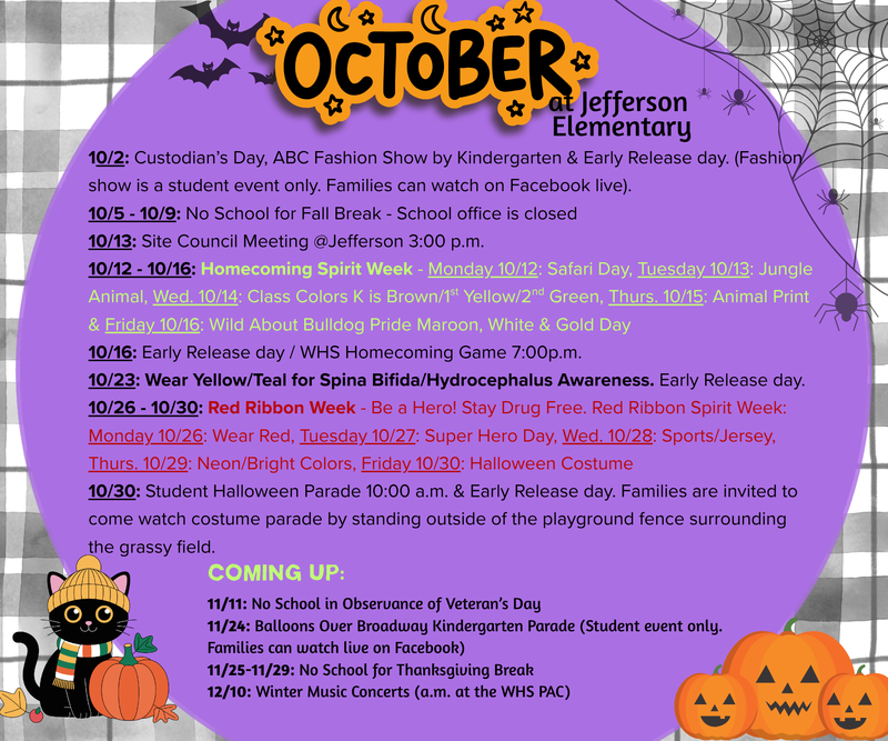 Digital events for October