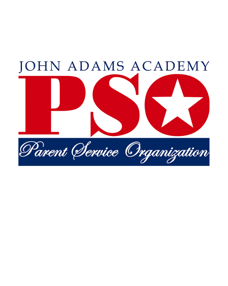 Logo that says John Adams Academy PSO - Parent Service Organization