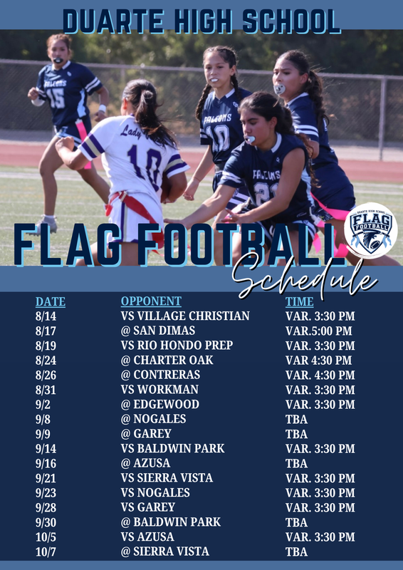 Fall Game Schedule