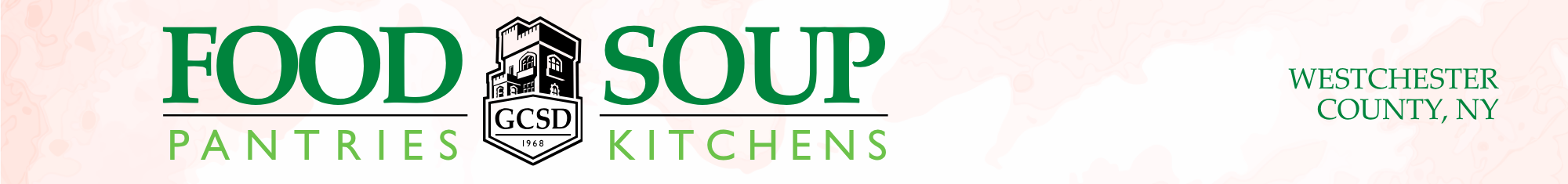 GCSD Food Pantry Soup Kitchen List Header