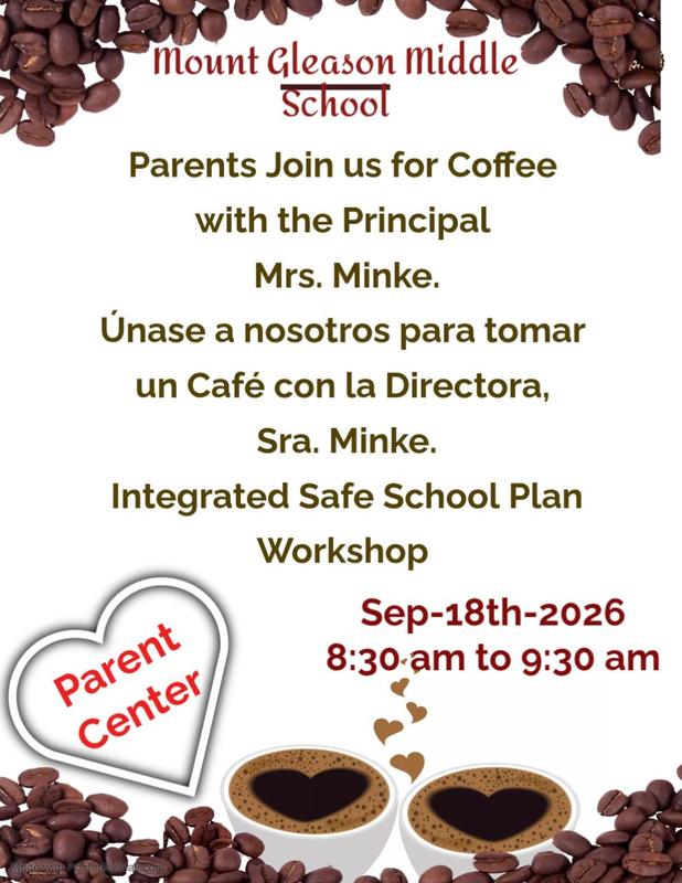 Coffee with the Principal flyer
