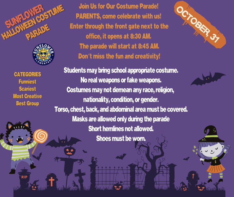 Sunflower Halloween Parade