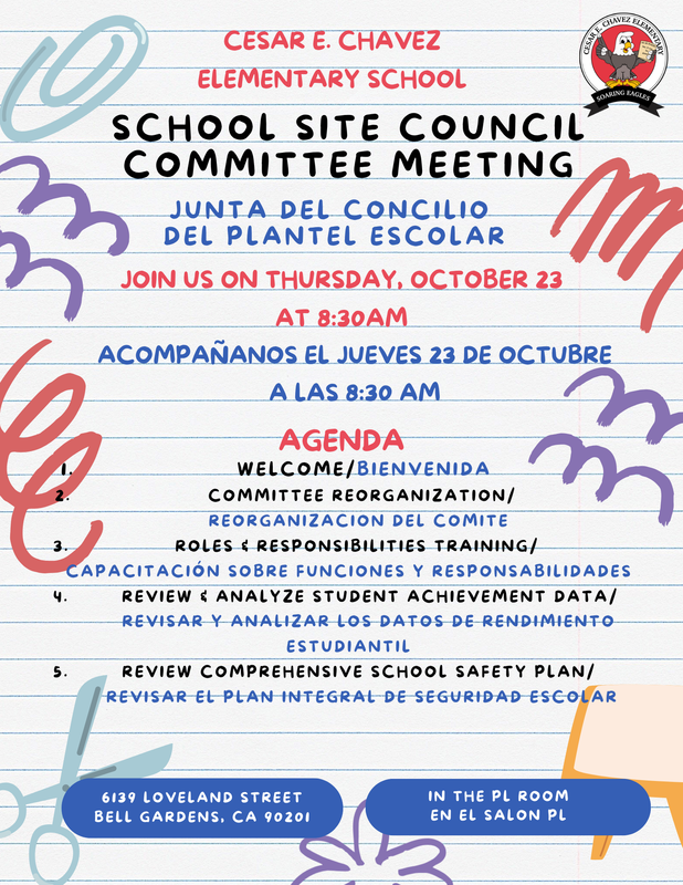 School Site Council Meeting