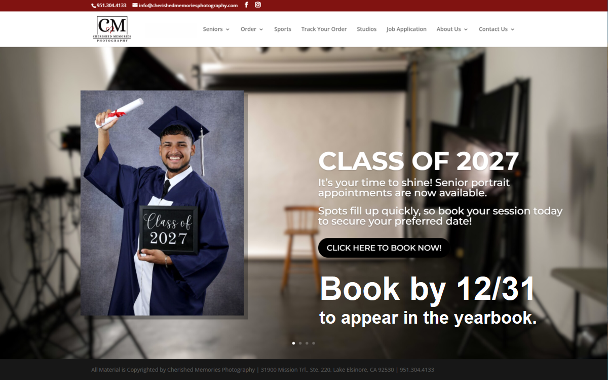 Senoir Portrait Booking CM