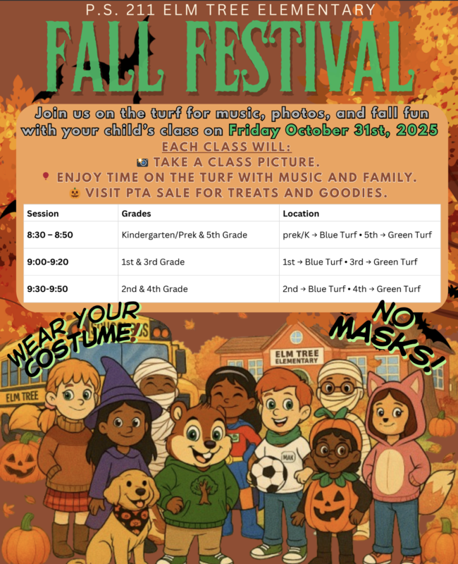 English Fall Festival Flyer