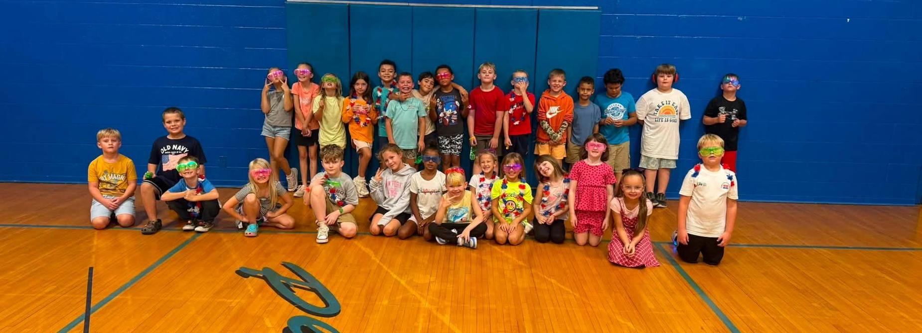 2nd grade glow party