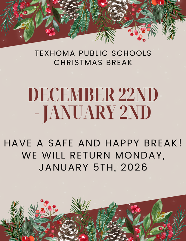 Christmas Break December 22nd through January 2nd! Featured Photo