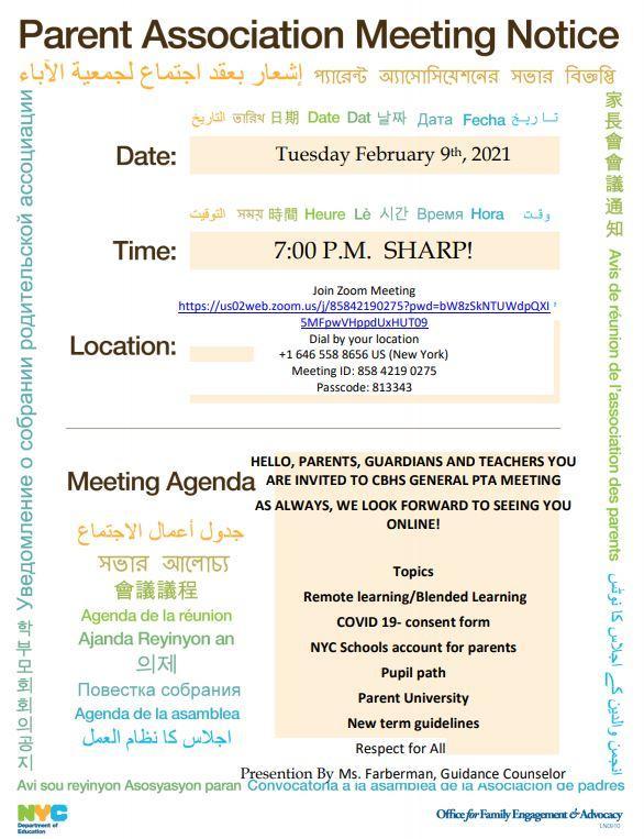 PTA Feb Flyer