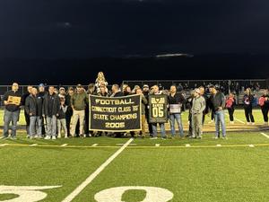 20 year anniversary of football champions for the high school