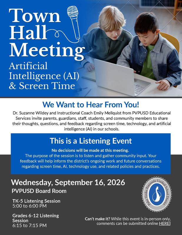 townhall meeting flyer