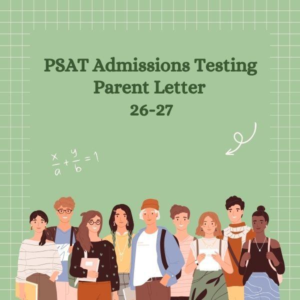 psat admissions testing
