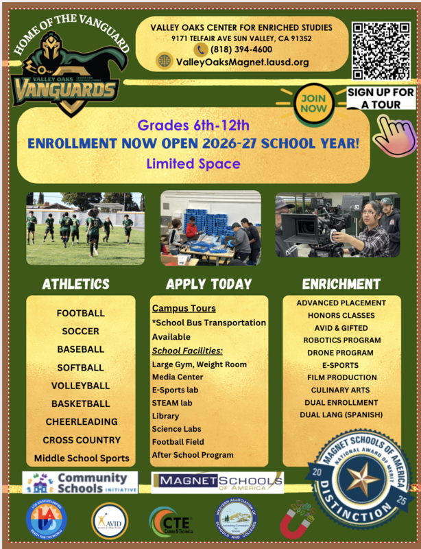 Magnet applications now open from Oct. 1 to Nov. 14th