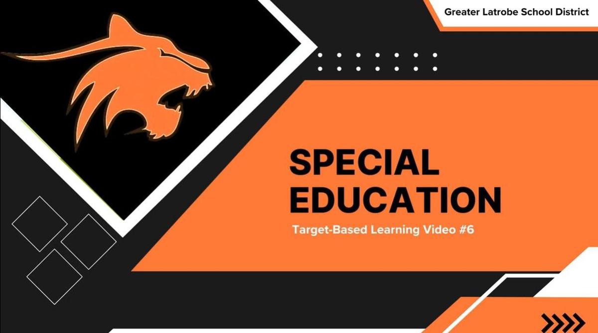 Target-Based Learning Video 6 - Special Education