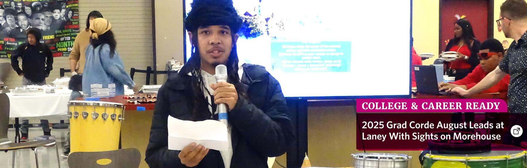 2025 San Lorenzo High School graduate aims to complete degree at Morehouse College.