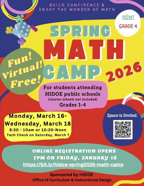 spring math flyer image