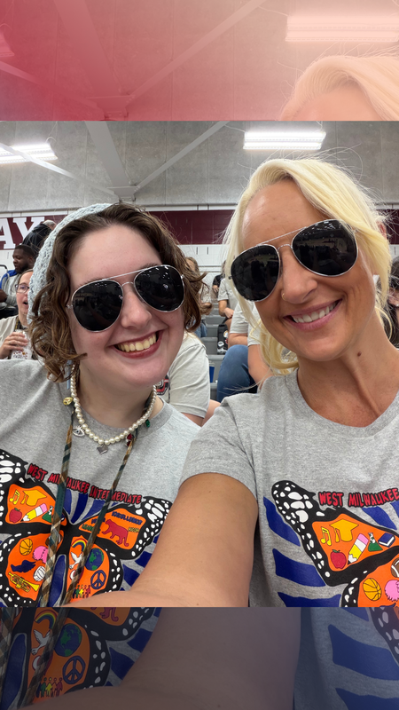 teachers in a gymnasium