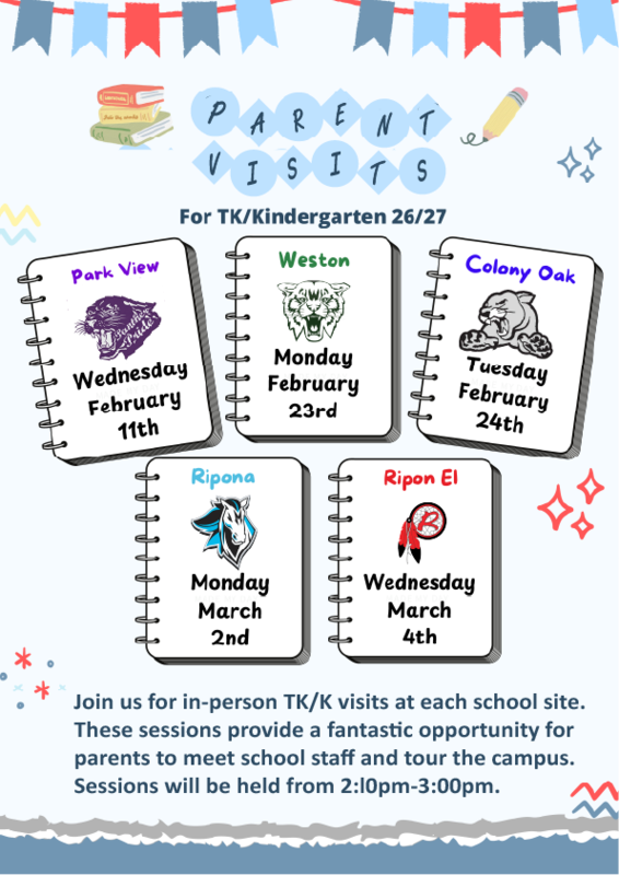TK/K Parent Visits
