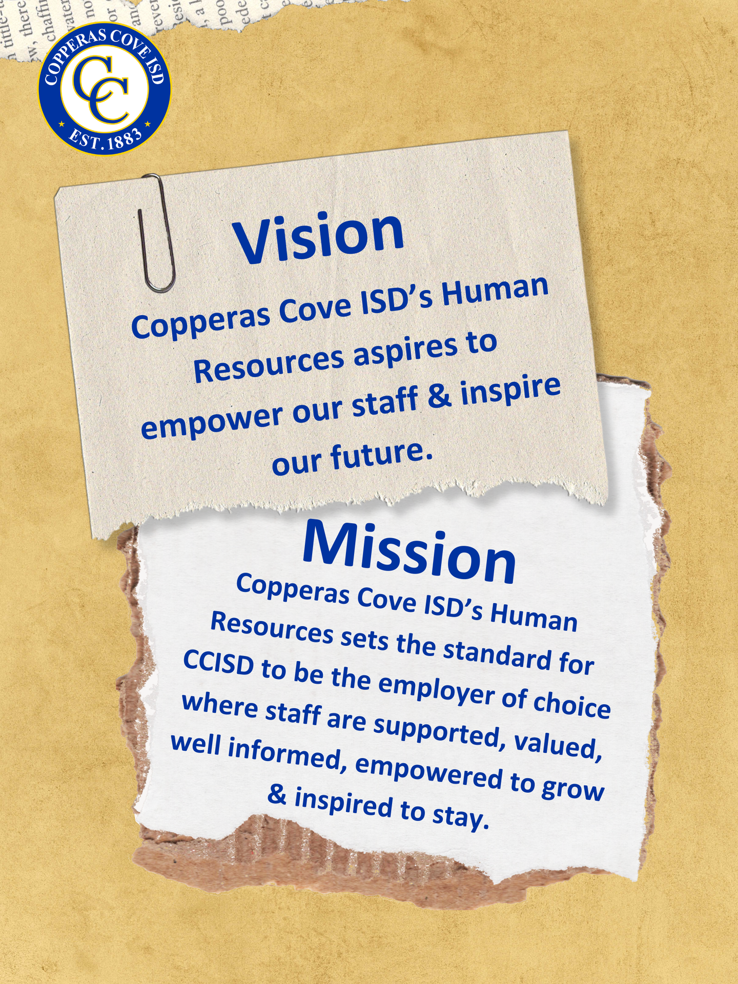  Vison and Mission Statements below