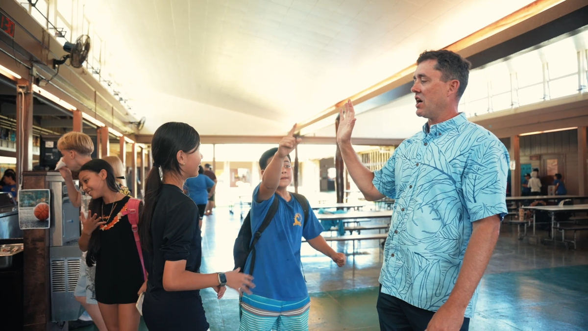 students high five director