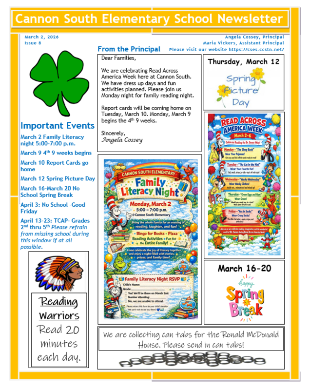 March Newsletter