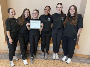 SHHS Student Athletic Trainers Earn State Bid