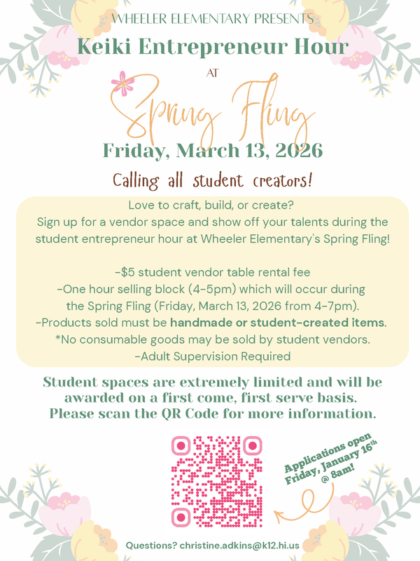 Student Spring Fling Vendor