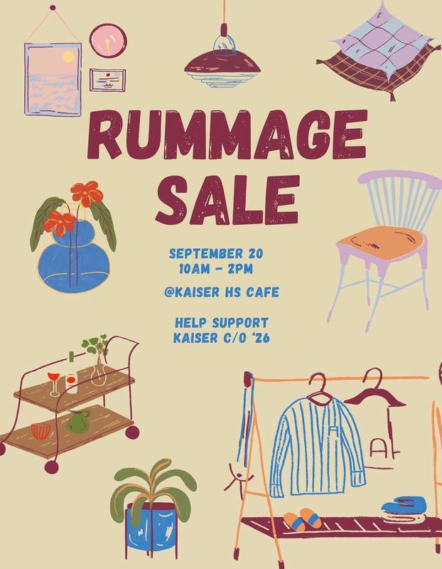 Class of 2026 Rummage Sale! Donations welcome Featured Photo
