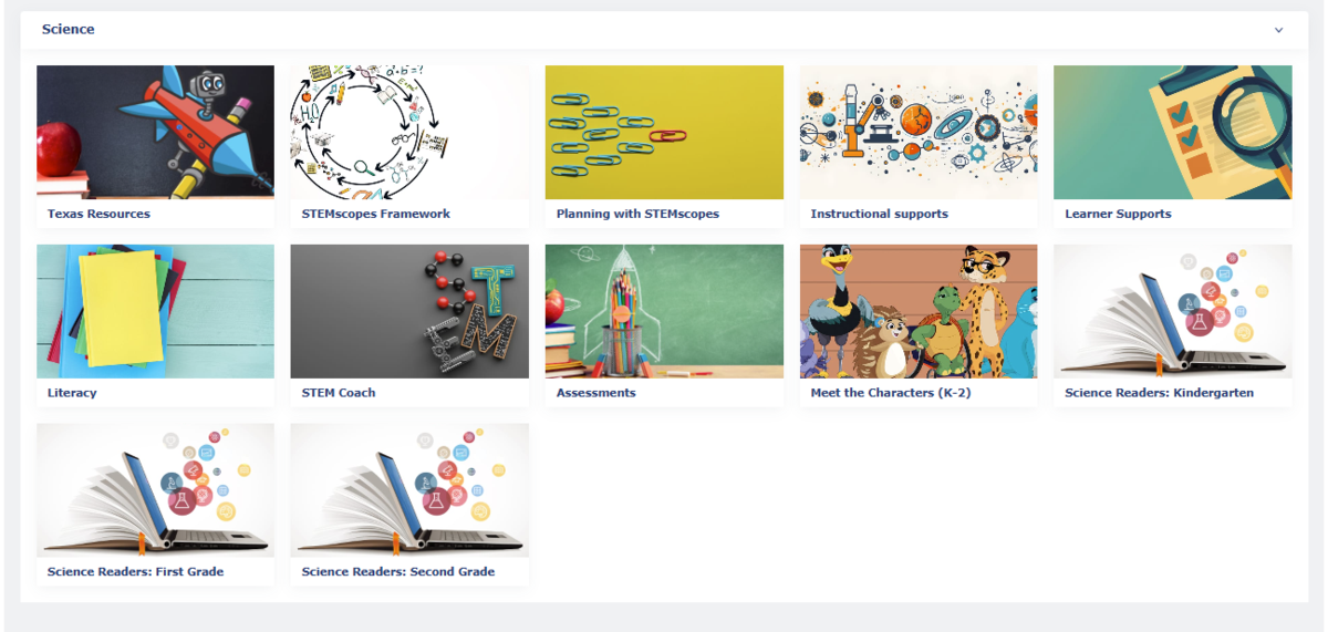 resource page on Clever