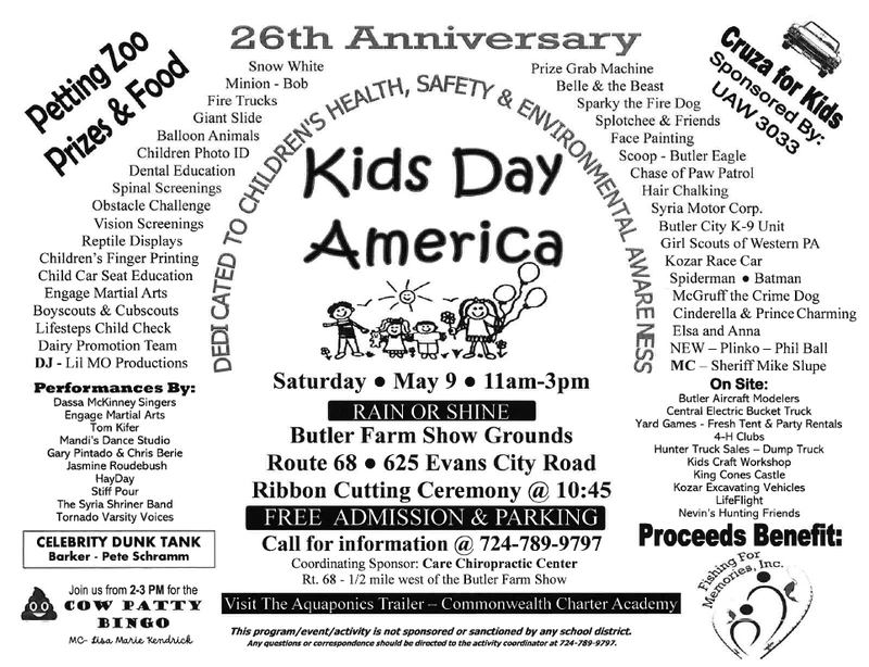 flyer for Kids Day America
