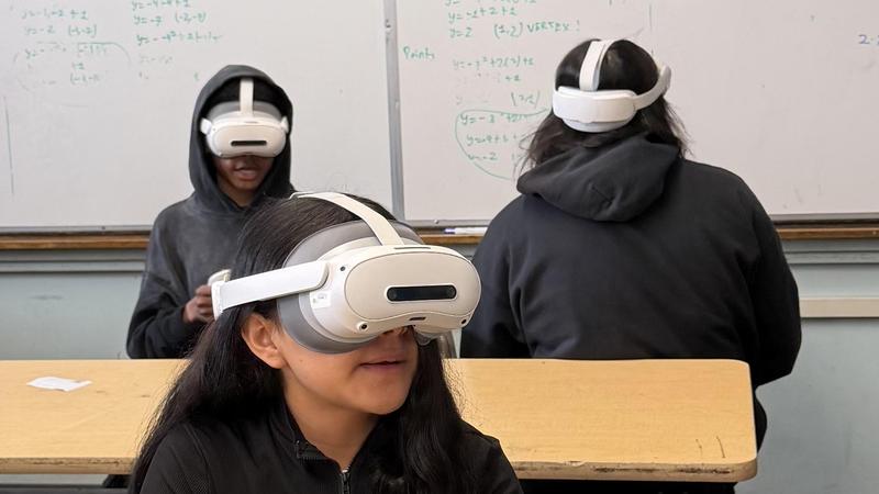 VR in math classes