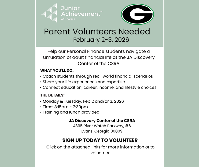 Parent Volunteers Needed