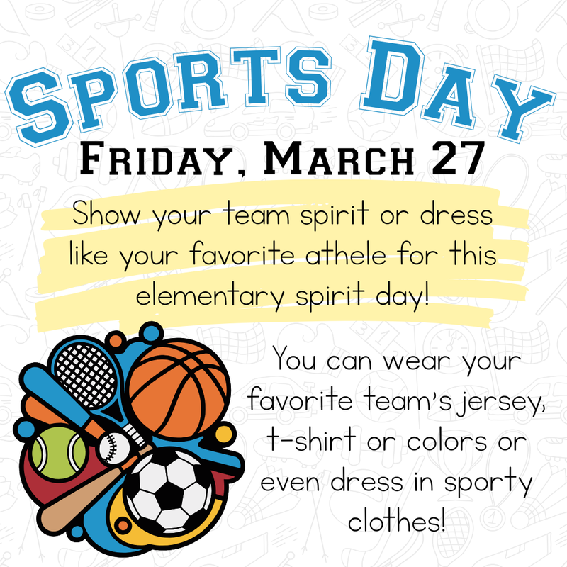 Elementary Spirit Day - Sports Day! Thumbnail Image