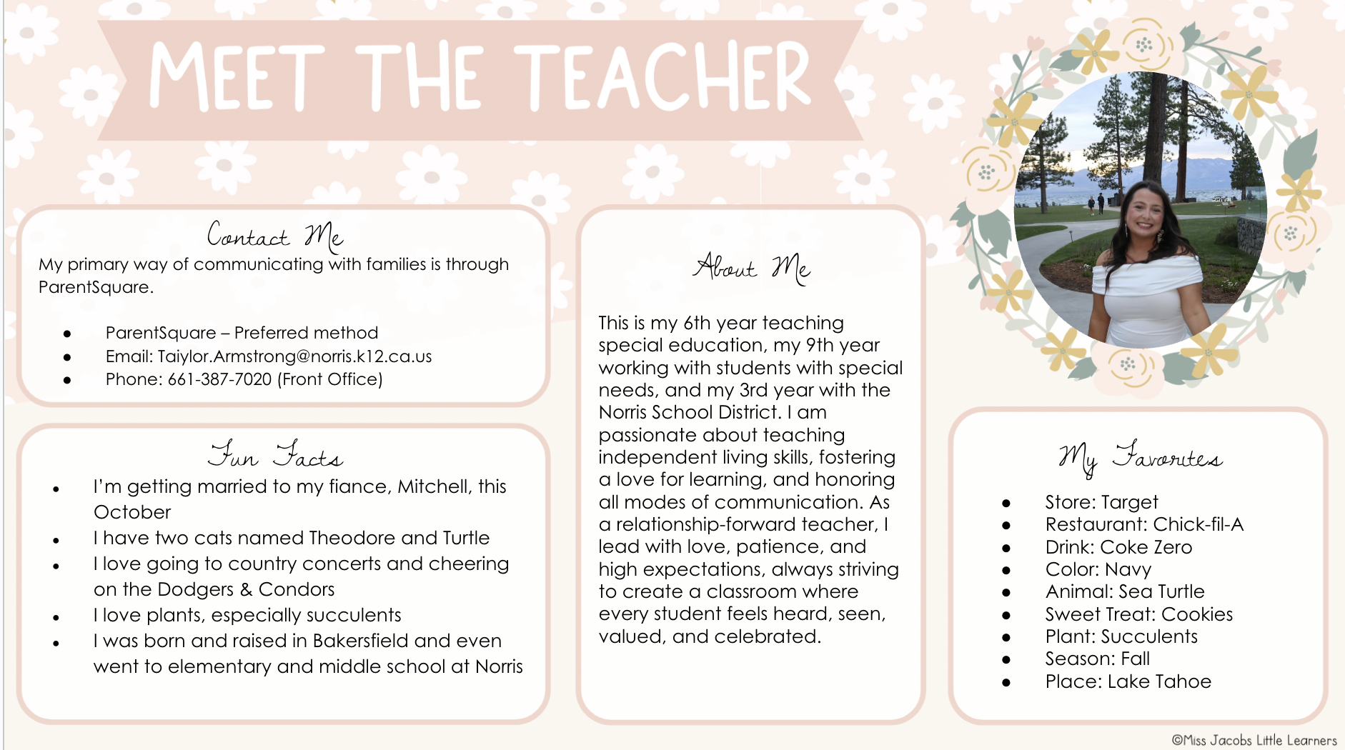 Meet The Teacher!