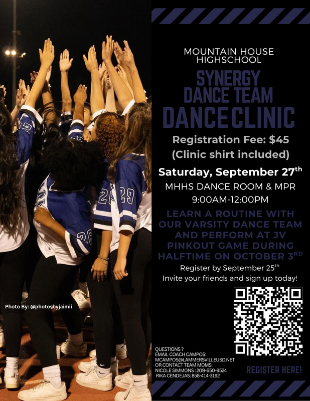 You're Invited to Join our MHHS Dance Team