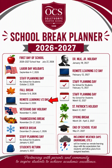 School Break Planner for Remote Learning Day