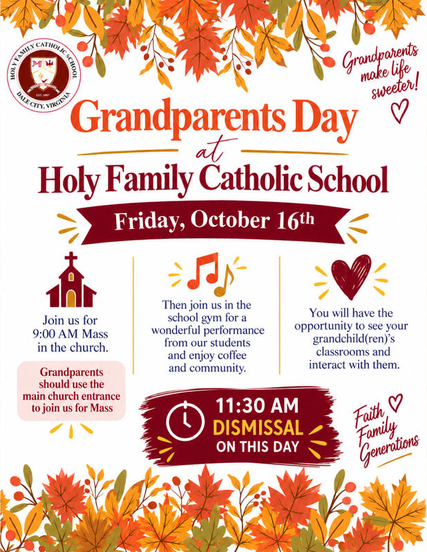 Grandparents Day Event - October 16th Featured Photo