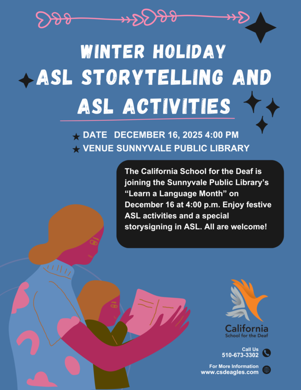 Winter Holiday ASL Storytelling and ASL Activities 12/16