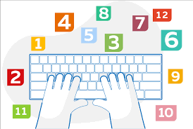 keyboard with grade levels