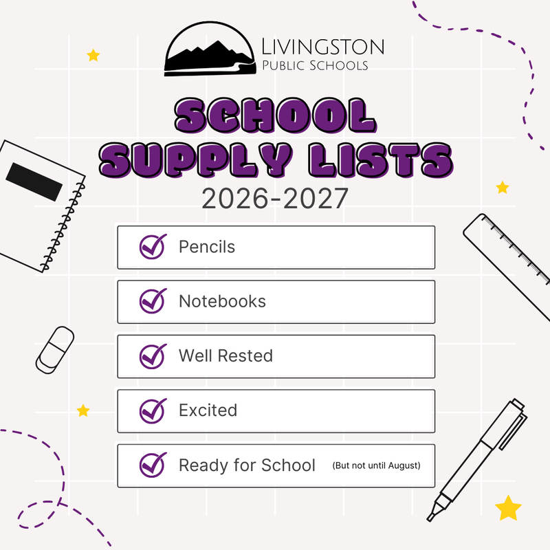 School Supply Lists 26-27