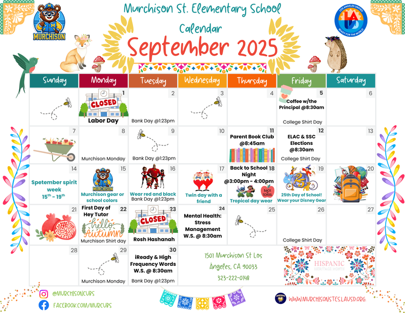 September Calendar